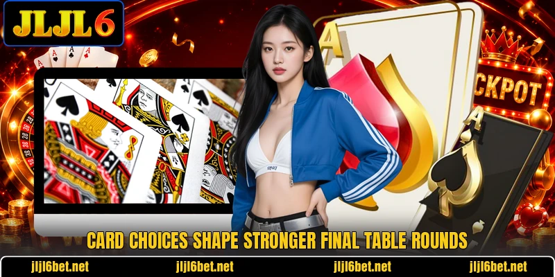 Card choices shape stronger final table rounds