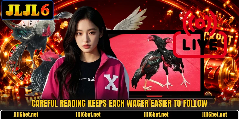 Careful reading keeps each wager easier to follow