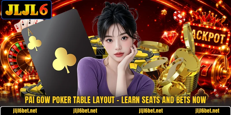 Pai Gow Poker Table Layout - Learn Seats And Bets Now