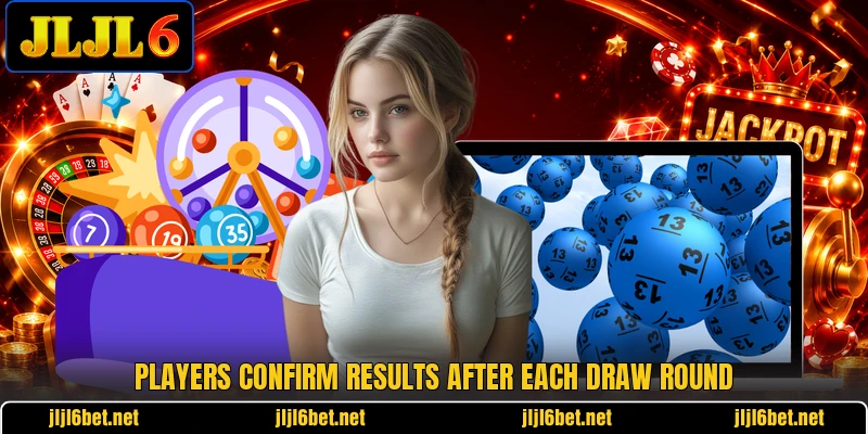 Players confirm results after each draw round