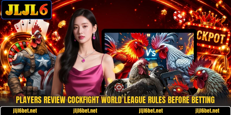Players review cockfight world league rules before betting Players review cockfight world league rules before betting