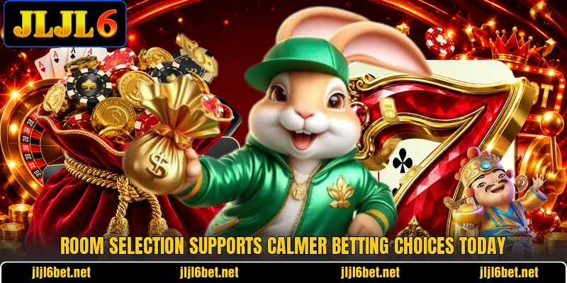 Room selection supports calmer betting choices today