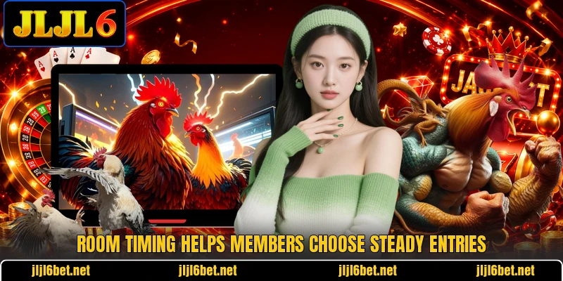 Room timing helps members choose steady entries