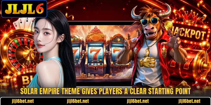 Solar Empire theme gives players a clear starting point