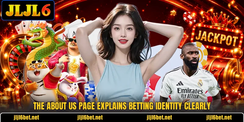 The about us page explains betting identity clearly The about us page explains betting identity clearly